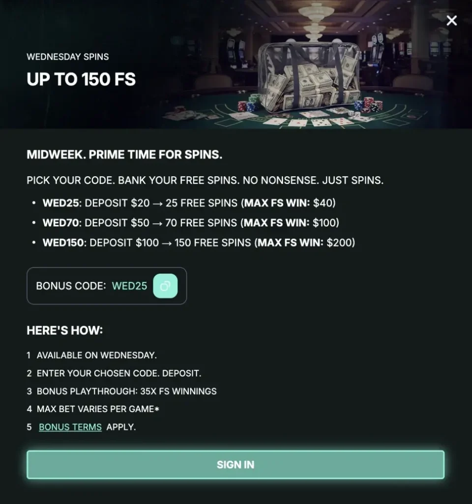 kirgo casino bonus